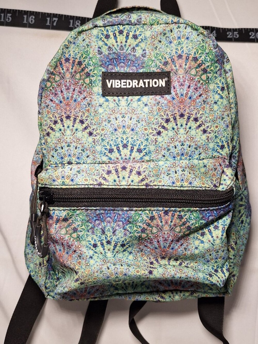 *SALE* Vibedration Hydration Backpack Small w/o bladder, Green Multi-Color, Used